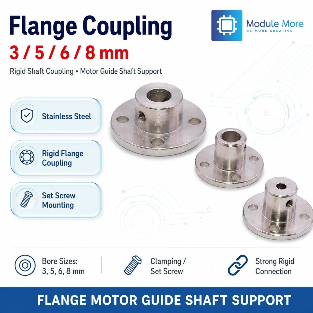 คัปปลิ้ง มอเตอร์ DC 3/5/6/8 mm Rigid coupling flange motor guide shaft support