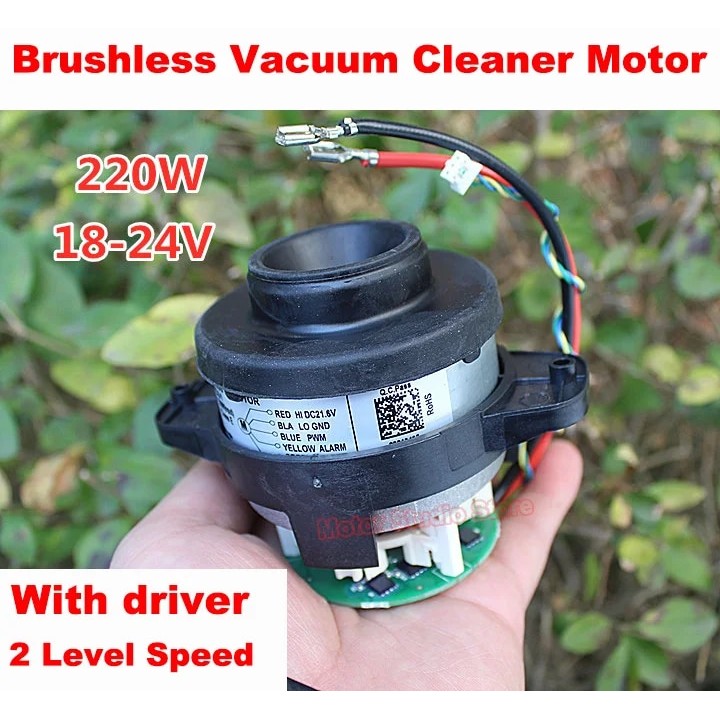 Sell-Well 220w เครื่องดูดฝุ่นแบบไม่มีแปรงพัดลมเครื่องยนต์พร้อมไดรฟ์ Dc 18v 21.6v 24v การควบคุมความเร
