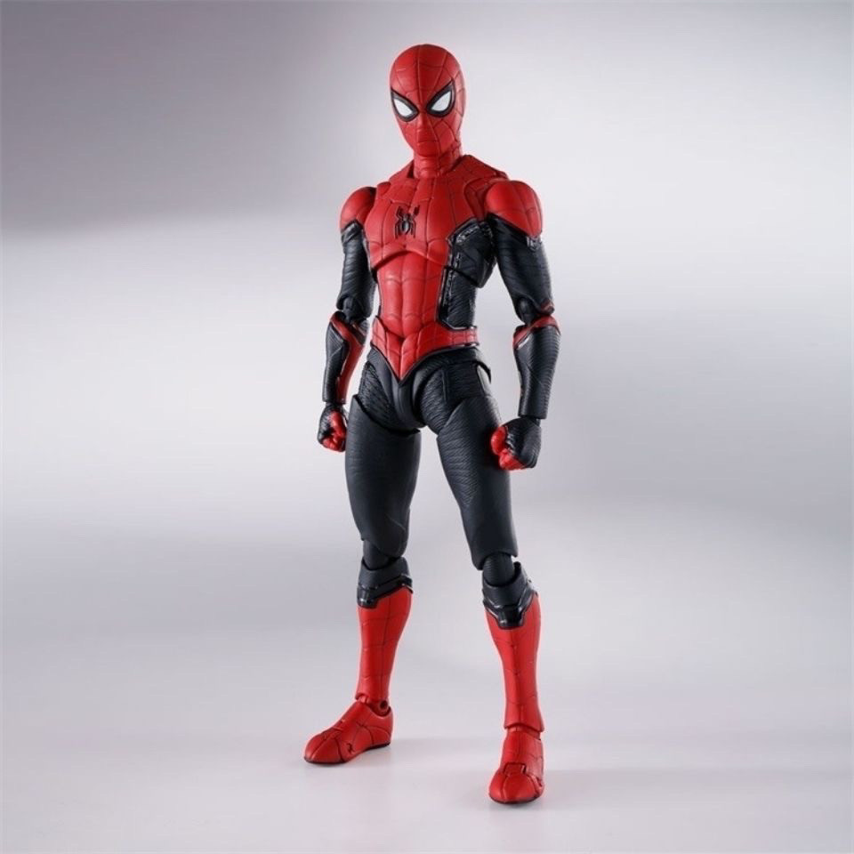 Shf Spider-Man 3 Heroes No Return Upgrade Black Red Battle Suit Joint Hands-on Model Ready Stock