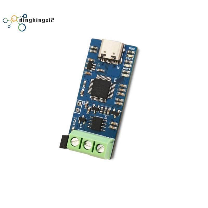 Type-C USB to CAN โมดูล 5V CAN Bus เครื่องวิเคราะห์ USB to CAN Converter โมดูล CANABLE V2.0 CAN-FD C