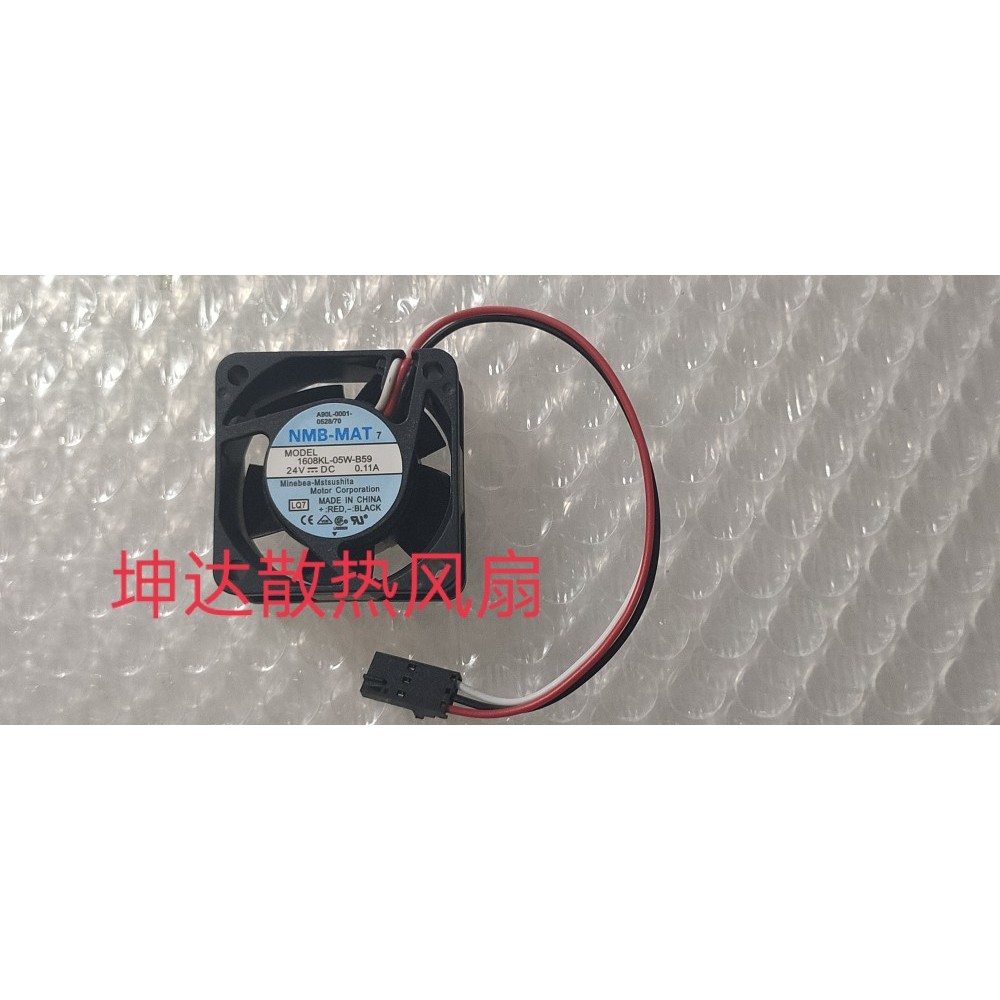 ยี่ห้อใหม่ 1608KL-05W-B59 24V A90L-0001-0528/70 FANUC พัดลม