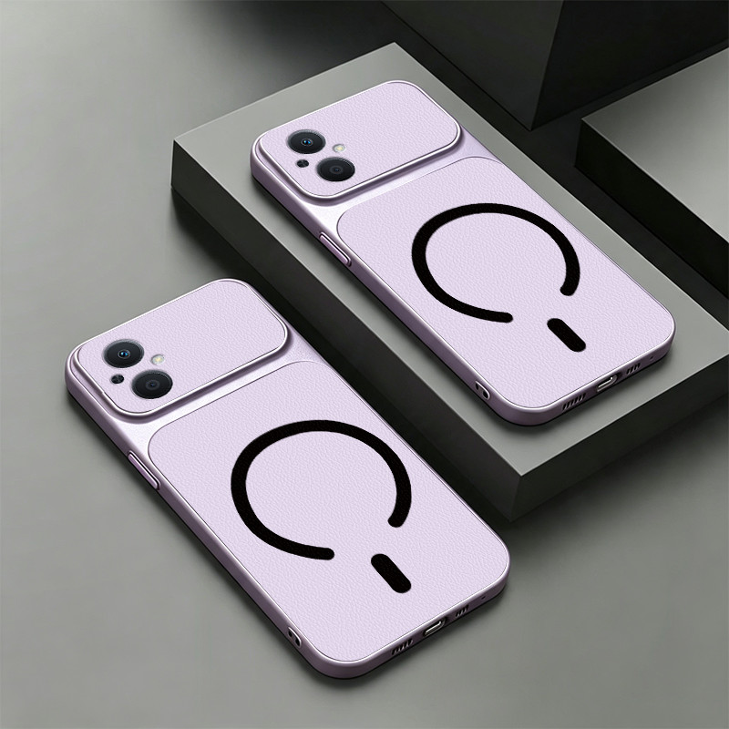 สําหรับ OPPO Reno 7Z 8z 5G RENO 7 LITE 5G เคสโทรศัพท์ soft Case lychee หนังเนื้อกันกระแทกฝาครอบป้องกันออกแบบใหม่ไร้สายแม่เหล็ก KN-BBHSWX01