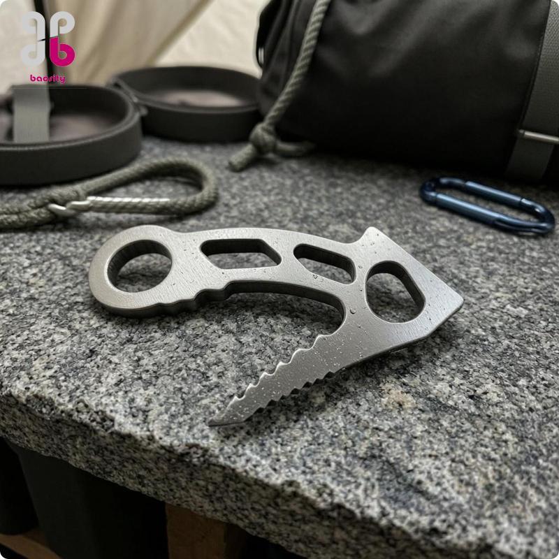 Baosity Climbing Anchor Hook Machined Finish ชั่วคราว Anchor Hook Bolt Hanger Compact Climbing Bolt 