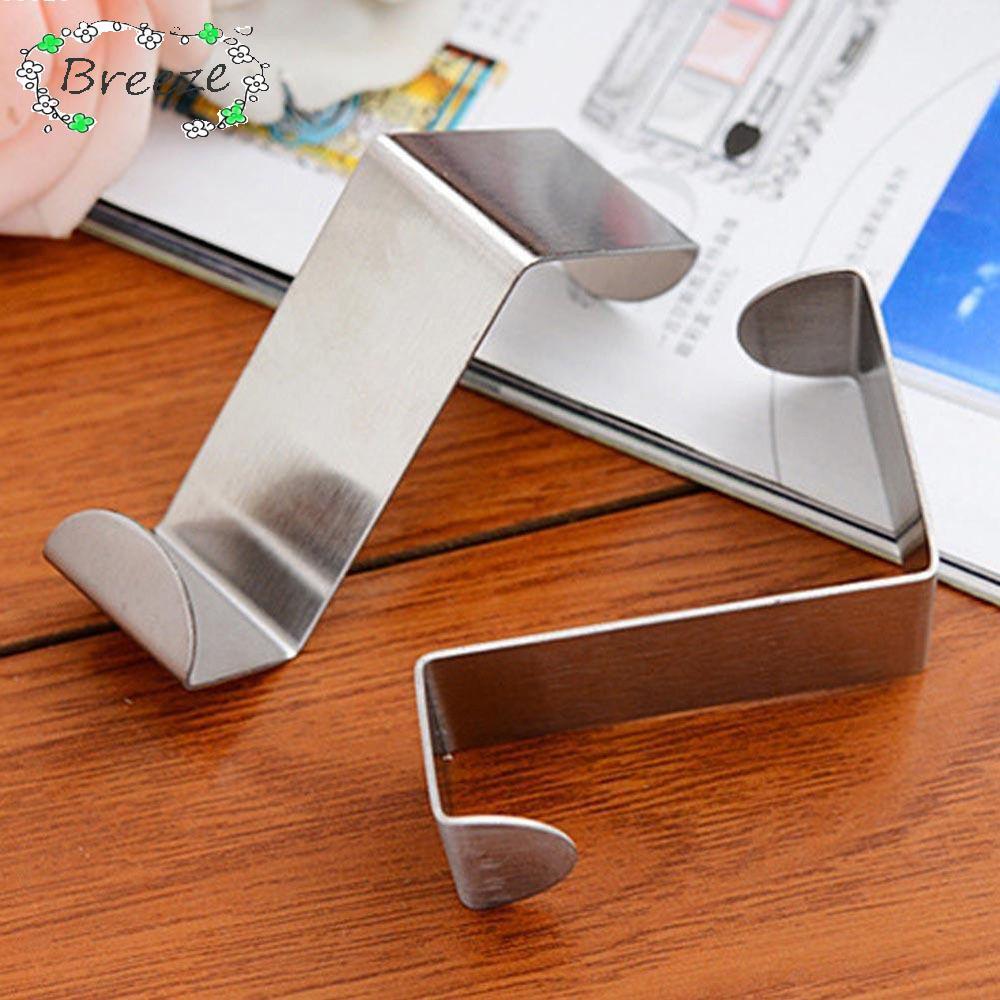 BREEZE ไม้แขวนเสื้อ 2 ชิ้น Silver Kitchen Tool ตู้วาด Z-shape
