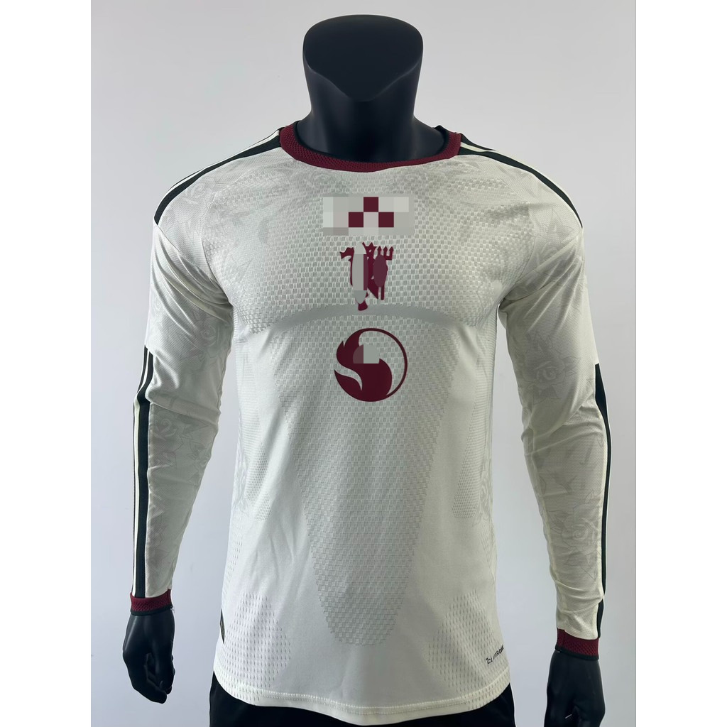 S-XXL 2026 Ma-nc-hest-er United 2 away player edition ฟุตบอลแขนยาว AAA + S-3XL