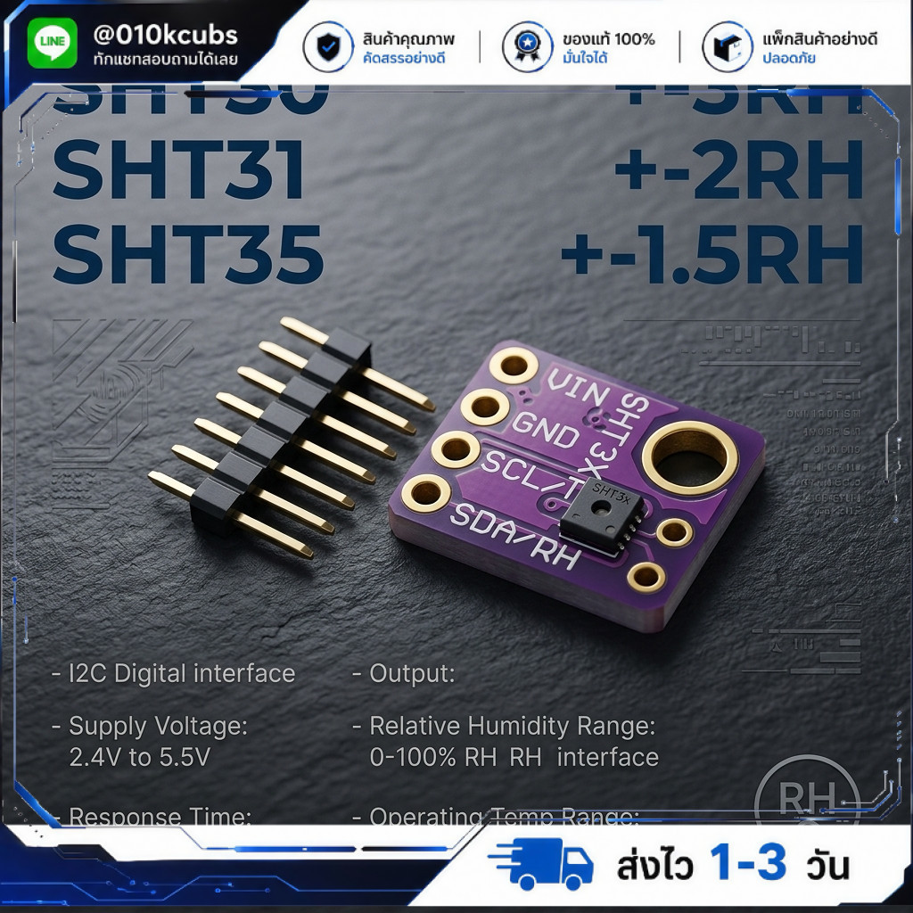 SHT30 SHT31 SHT35 High Accuracy Digital Humidity with Temperature Sensor