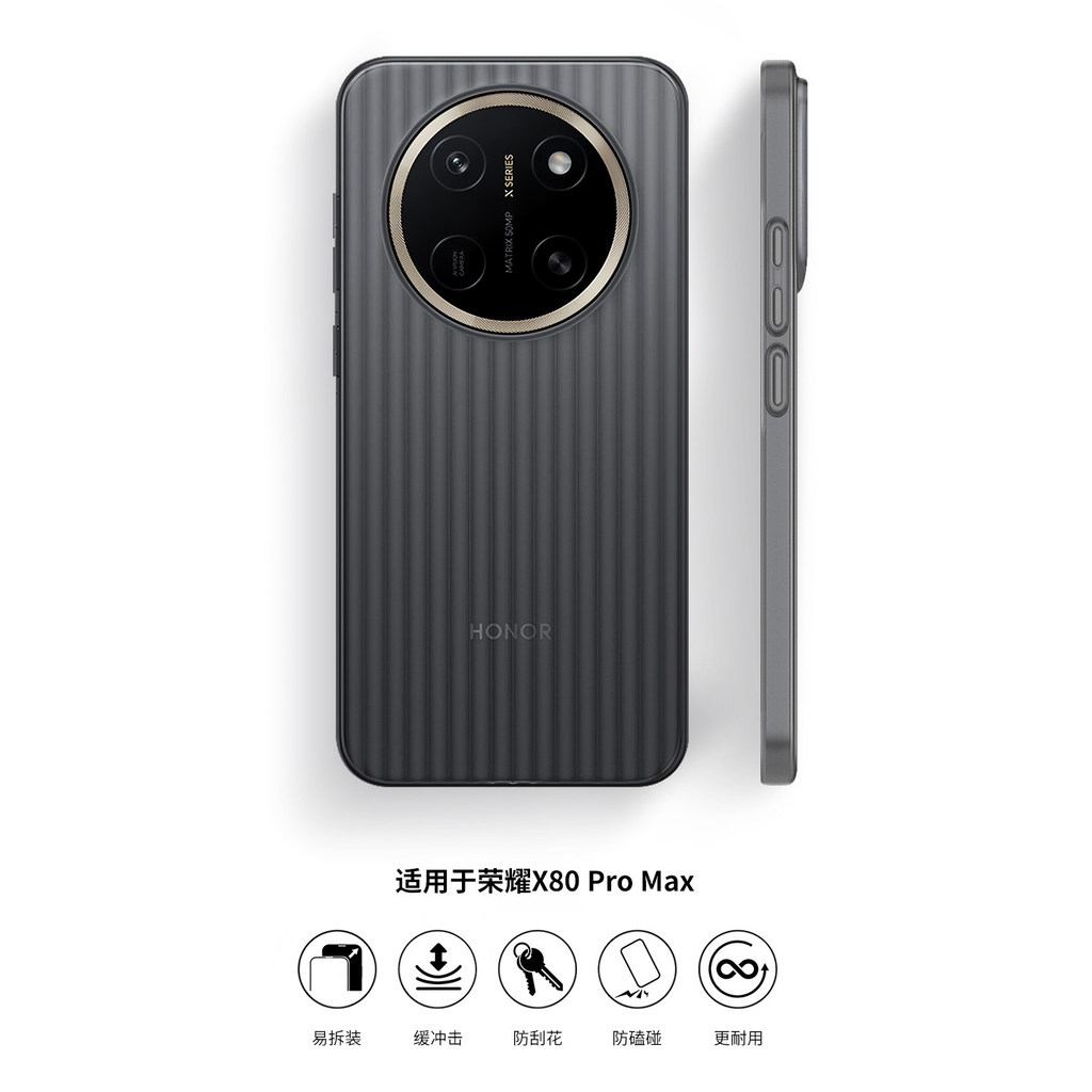 Gana เหมาะสําหรับ Honor X80promax เคสโทรศัพท์ใหม่ Huawei Honor X80Pro Max เคสป้องกันรวมทุกอย่างกันกร