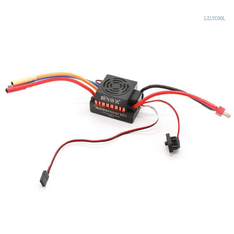 CH 60A ESC กันน้ํา Esc Brushless ESC 1 10 รีโมทคอนโทรล ESC แบบไม่มีแปรง