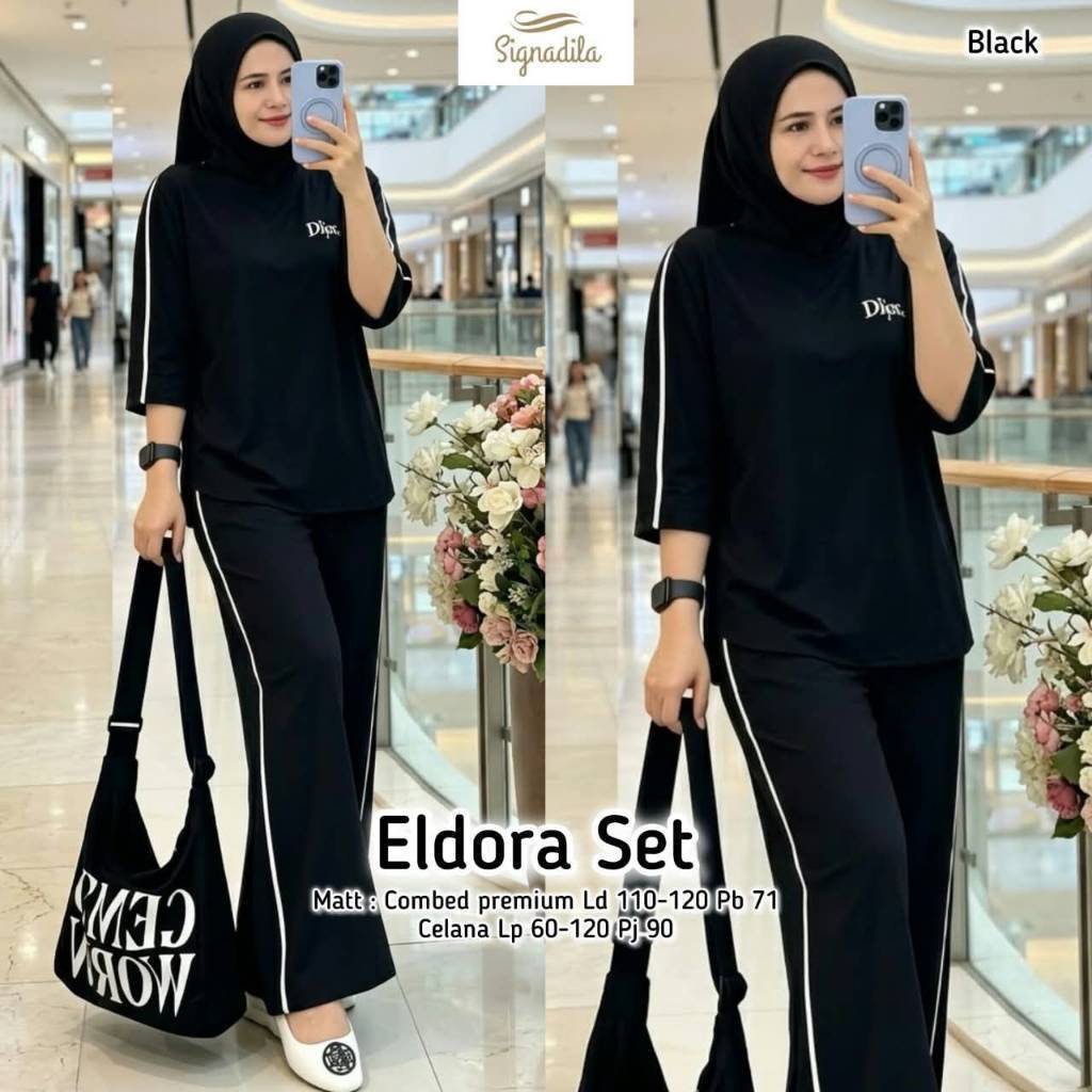1908 ชุด ELDORA โดย SIGNADiLa DAILY WEAR แบรนด์ต้นฉบับ SOLO HIJAB