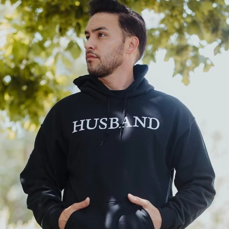 New Dad Defined Hoodie Grunt Style Graphic Hoodie Grunt Style Graphic Cotton High-end Luxury Unisex 