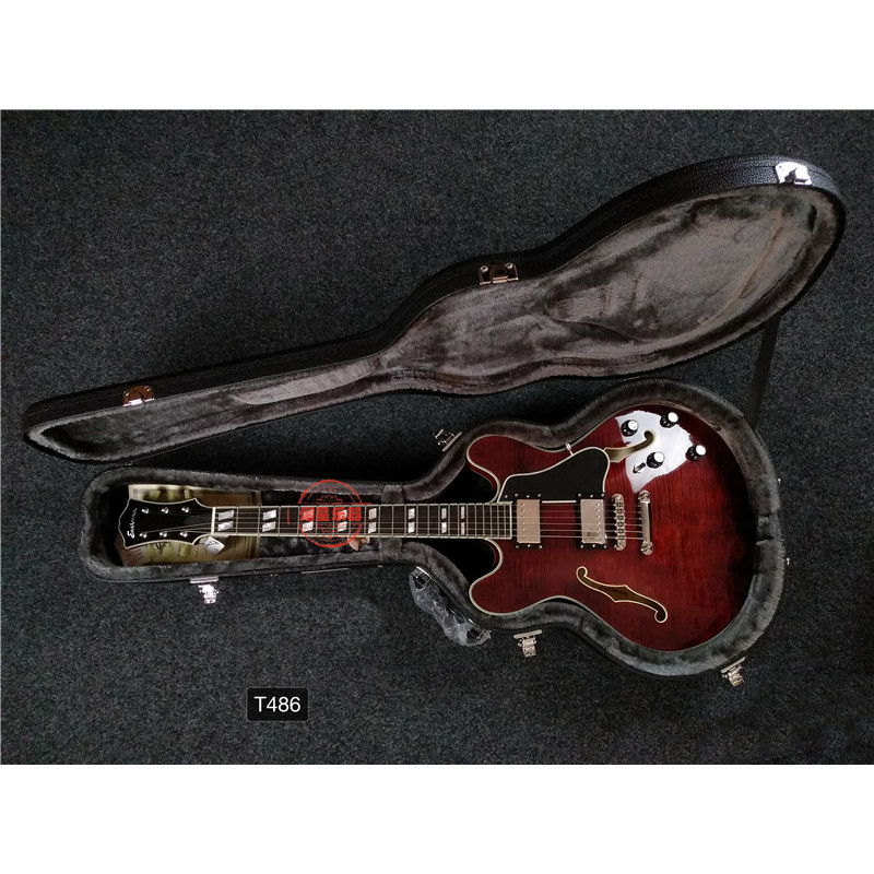 Yixing เครื่องดนตรี Eastman Eastman Jazz กีตาร์ไฟฟ้า T486 บางของแท้ผลิตภัณฑ์จัดส่งฟรี