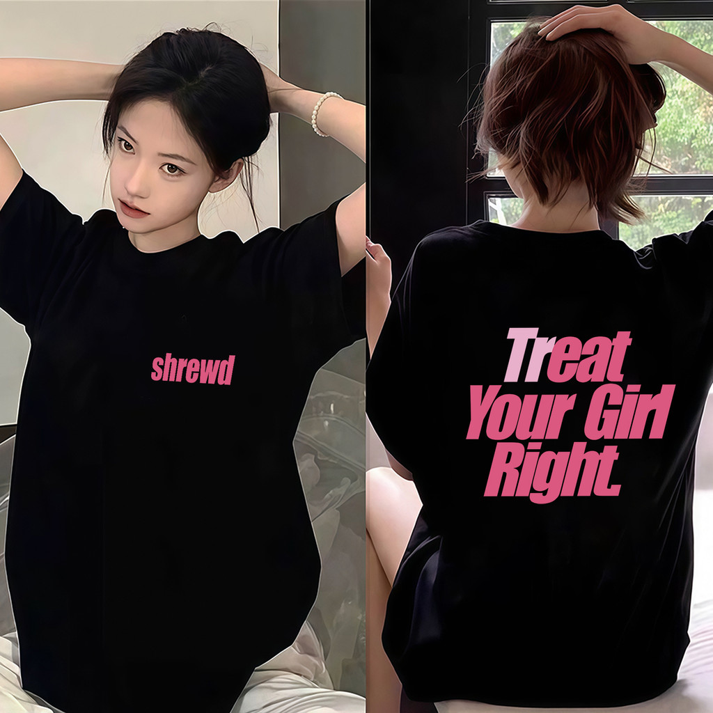 (พร้อมส่ง) Luvoro เสื้อยืด Oversize Cotton 100% New Collection 2026 เสื้อยืดแฟชั่นชายหญิง คอกลม ทรงหลวม สไตล์เกาหลี Vintage Streetwear Unisex ใส่ได้ทุกเพศ เสื้อคู่รัก สีดำ สีขาว ผ้านุ่ม ระบายอากาศดี ไซซ์ใหญ่ C2045