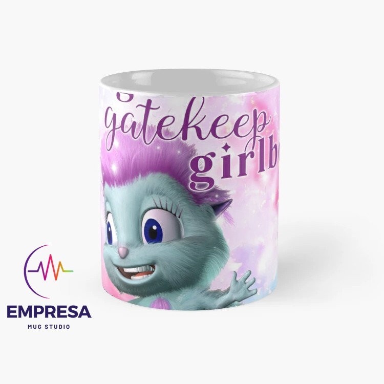 ความเชื่อของ Bibble - Happiness Gaslight Gatekeep Girlboss Bibble Coffee Mug ของขวัญสําหรับ