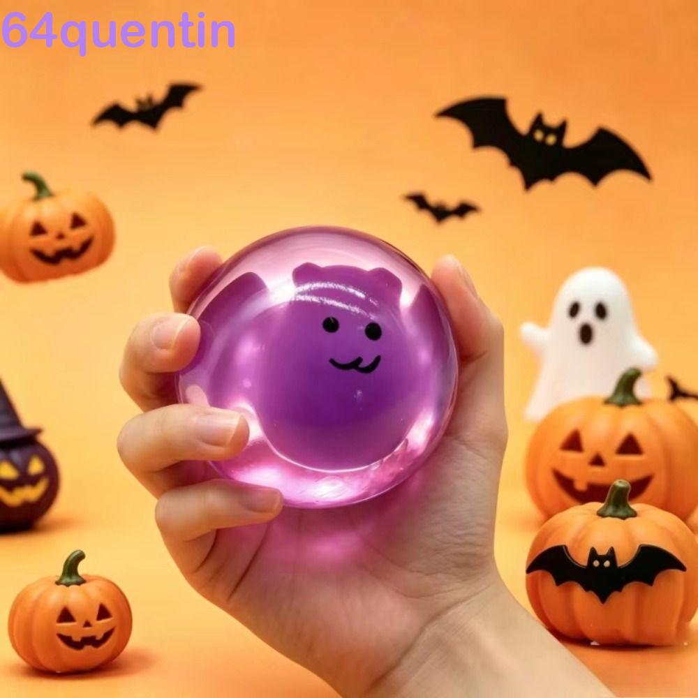 QUENTIN Stress Ball, Rebound Squeeze Maltose Stress Ball, Party Super Soft Maltose Ghost Shape Pinch