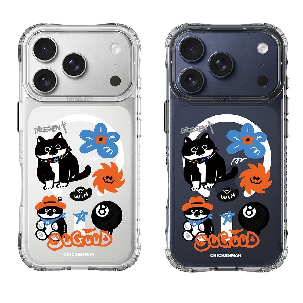 Chickenman Sogood เคส iPhone ลายดอกไม้ กันกระแทก กันเหลือง รองรับชาร์จแม่เหล็ก