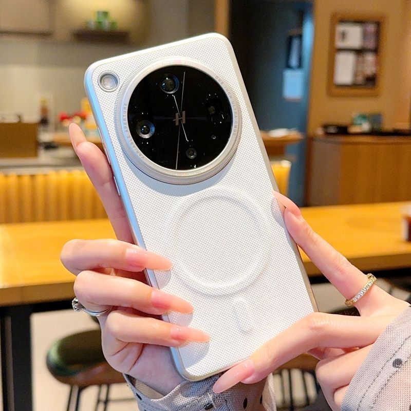เหมาะสําหรับ OPPOFindX8Pro เคสโทรศัพท์ X8 Ultra Magnetic Three-Pack Frame x8s + Simple Large Hole Le