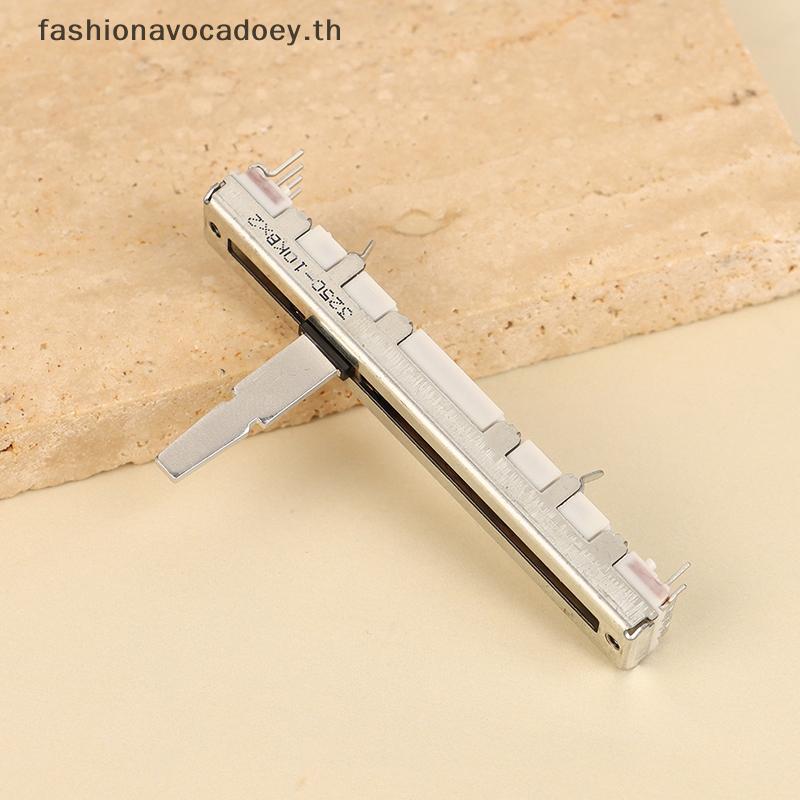 แฟชั่น 1 ชิ้น RS45 Series ตรง Slip Potentiometer Pitch Tempo Fader 10KB2 DCV1024 ความยาวทั้งหมด 60 ม