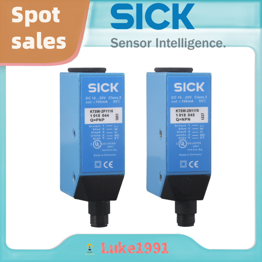 SICK เซ็นเซอร์ฉลากสีตาไฟฟ้า KT5W-2P1116 KT5W-2N1116 KT5G-2N1111S16