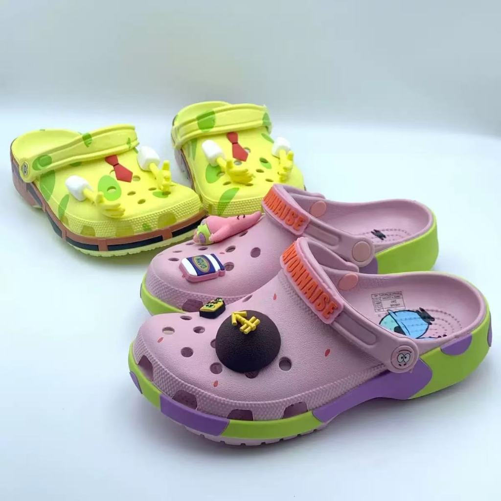 {คอเต่า ร compressor combed ลมกก ก} Crocs Classic Clog BAPE x STAPLE – SpongeBob ล. ทัณฑ์ แพทริค col