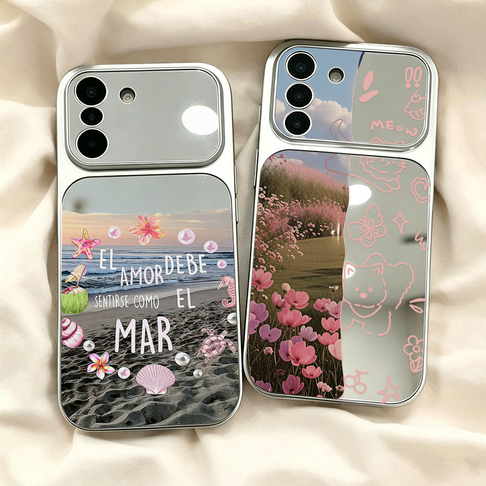 กระจก เคสโทรศัพท์ for Samsung A55 A57 A17 A06 A37 A56 A16 A07 A36 S25 Ultra S24 FE S26 A54 A34 A15 A52 A26 A35 A53 S23