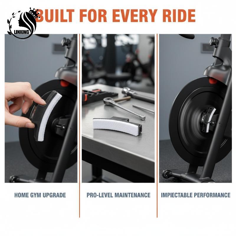 [Mini Spend 0-1.5k] Spinning Bike Brake Pad 6mm High Density Fiber Wear Resistance Replacement Acces