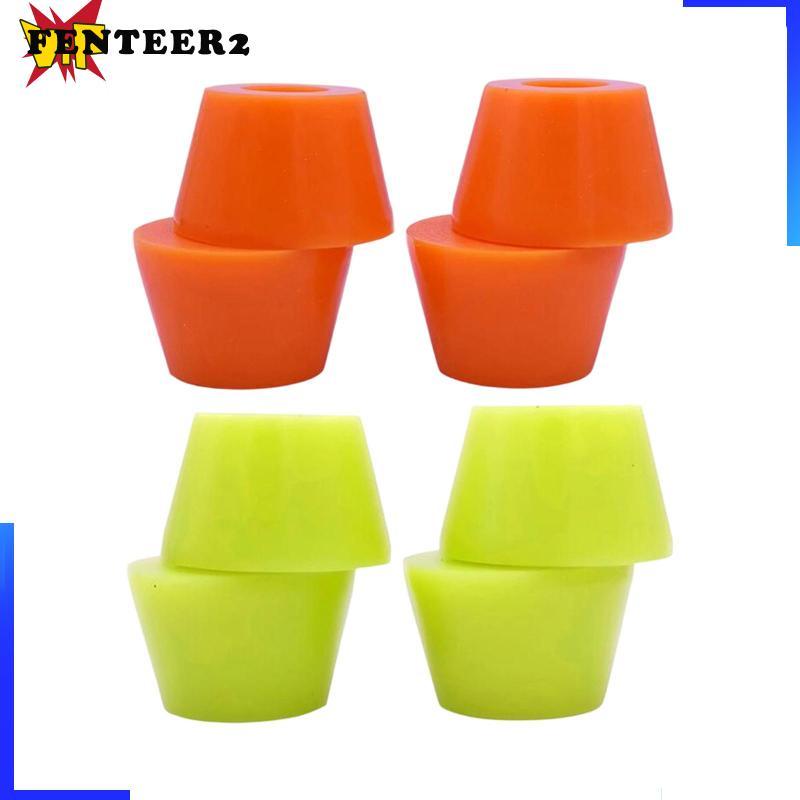 [Fenteer2] 4 ชิ้น Longboard Bushing Tuning Bubble Bushing สําหรับ Fingerboard รถบรรทุกกรวยรูปร่าง Bu