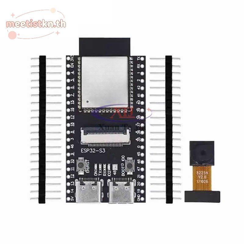Meetistkn ESP32-S3 CAM WiFi โมดูลบอร์ด OV2640 กล้องสําหรับการส่งผ่านวิดีโอไร้สายหุ่นยนต์การศึกษา TH