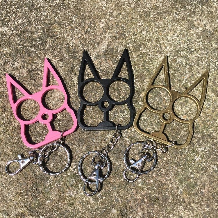 ใช้งานง่ายจริงๆ Defense Finger Tiger Justice Black Cat Two Finger Buckle 2 Finger Buckle#现货真好用 Defen