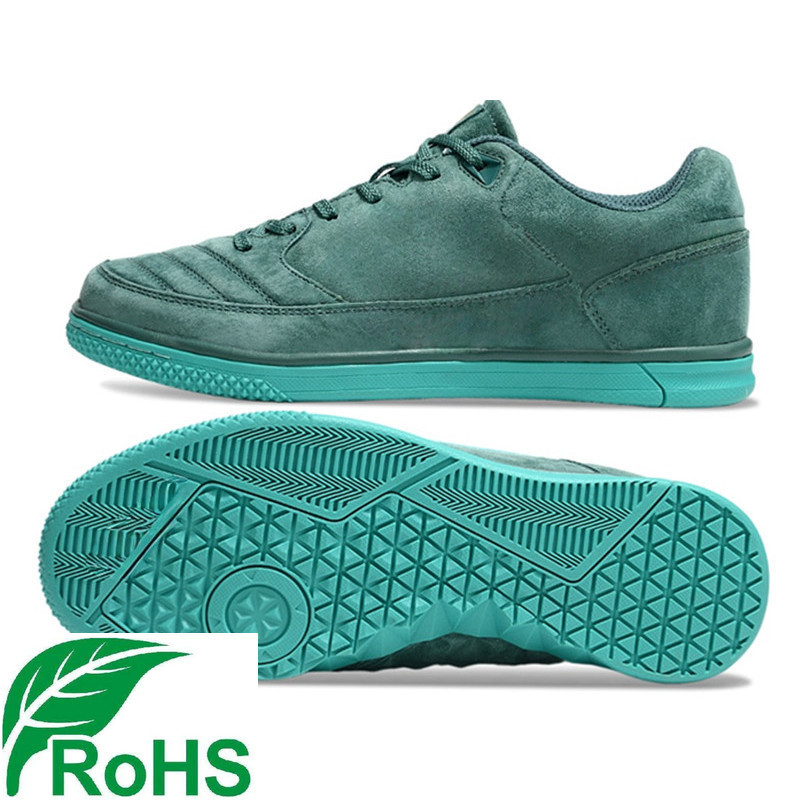 80112 Retro Legendary Indoor Flat Boots II Room IC FG Mens Football Boots Quad Football Boots