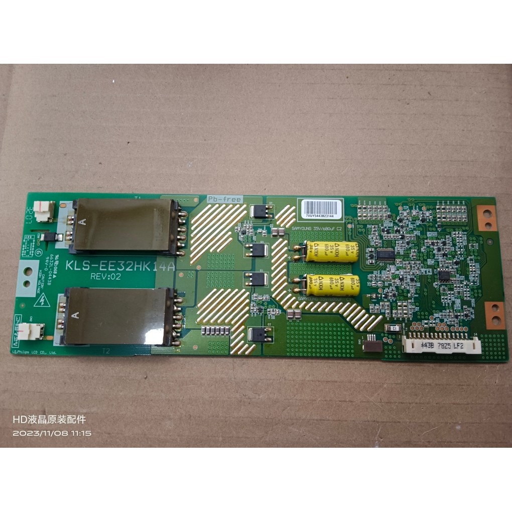 Toshiba Original 32A3000X บอร์ดแรงดันสูง 6632L-0443B 0420A KLS-EE32HK14A เครื่องถอดชิ้นส่วน