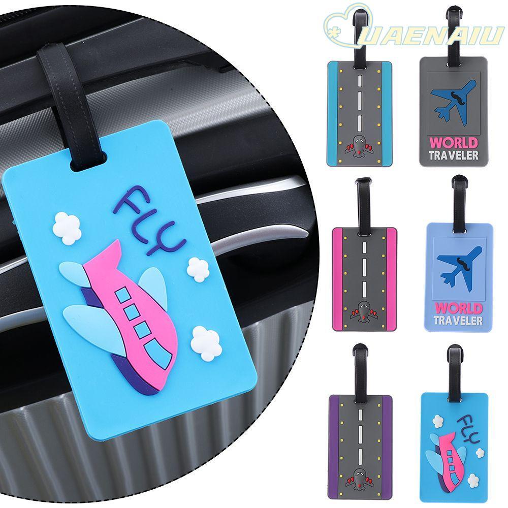 UAENAIU กระเป๋าเดินทางป้าย Baggage Boarding กระเป๋าอุปกรณ์เสริมกระเป๋าเดินทาง Baggage ID ผู้ถือที่อย