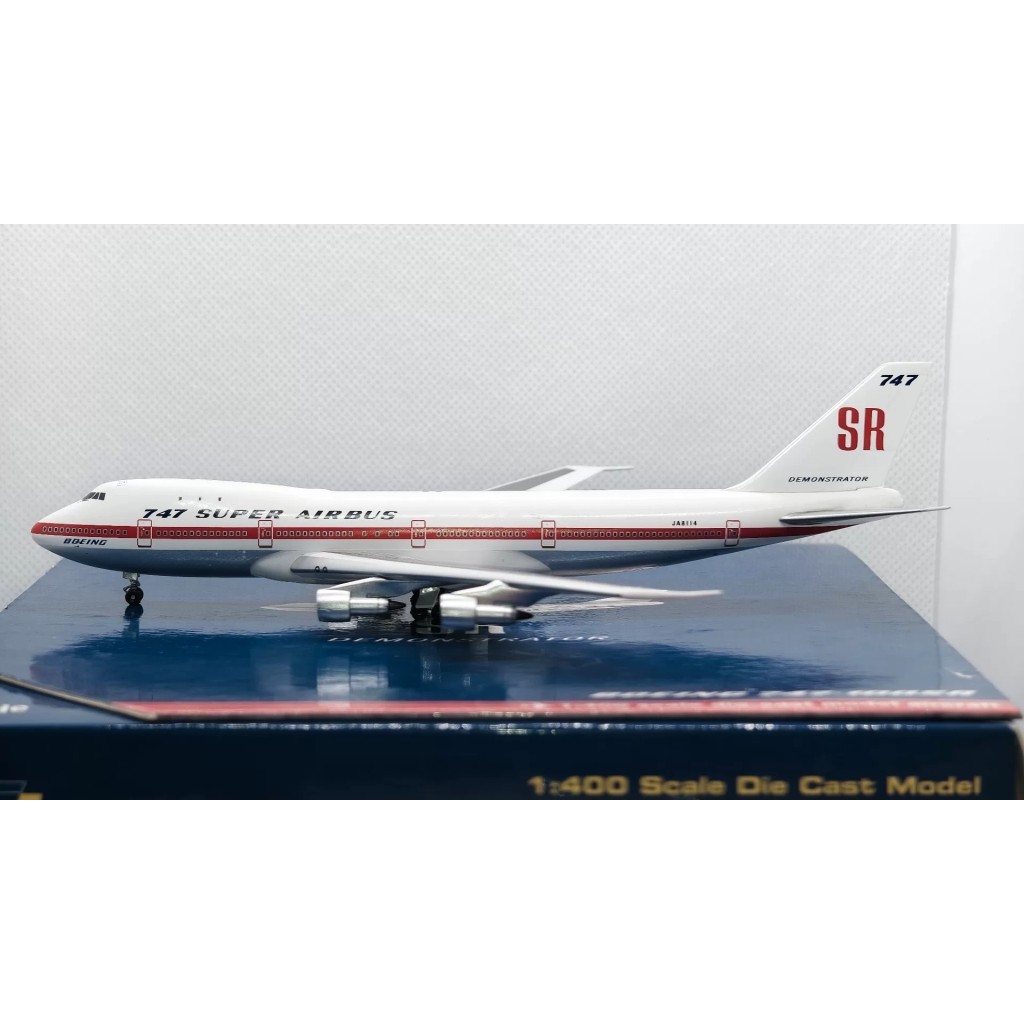 现货1:400 ราศีเมถุน Jets 原音厂 服装 โบอิ้งบริษัท บ้านตับ 波音 โบอิ้ง B747SR โบอิ้ง B747-246B JA8114*747 ซูเป
