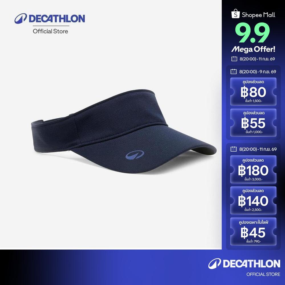 Decathlon Ball Marker Golf Visor หมวกไวเซอร์/หมวกเปิดศีรษะใส่ตีกอล์ฟมีที่ติดบอลมาร์คเกอร์ - Navy/Blue