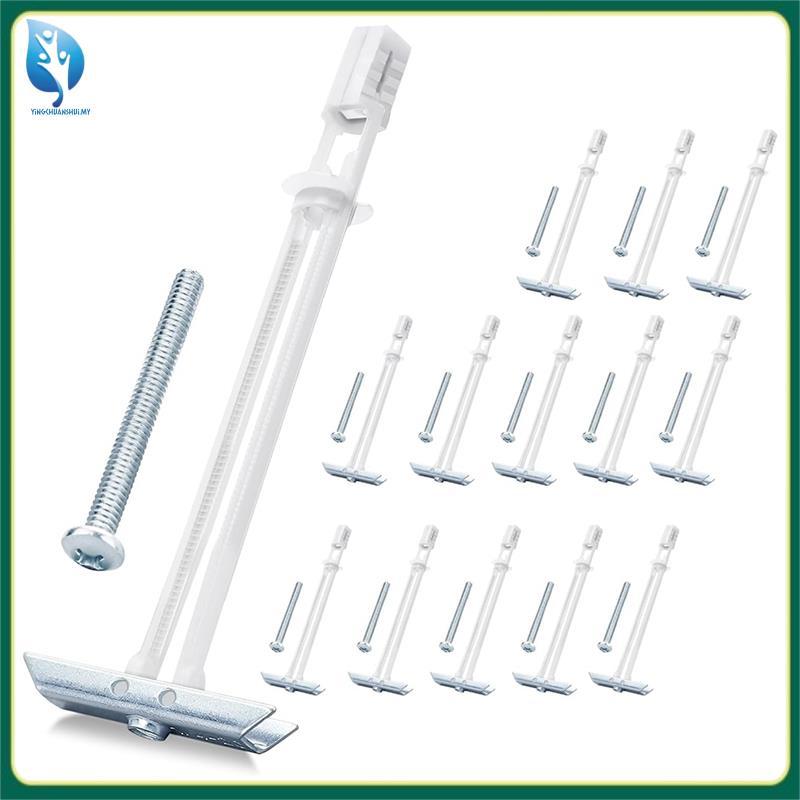 สําหรับติดตั้งทีวี Heavy Duty Drywall Anchor Kit- 14 แพ็ค, รวม 3/16" ถึง 24 Drywall Anchors & Fasten