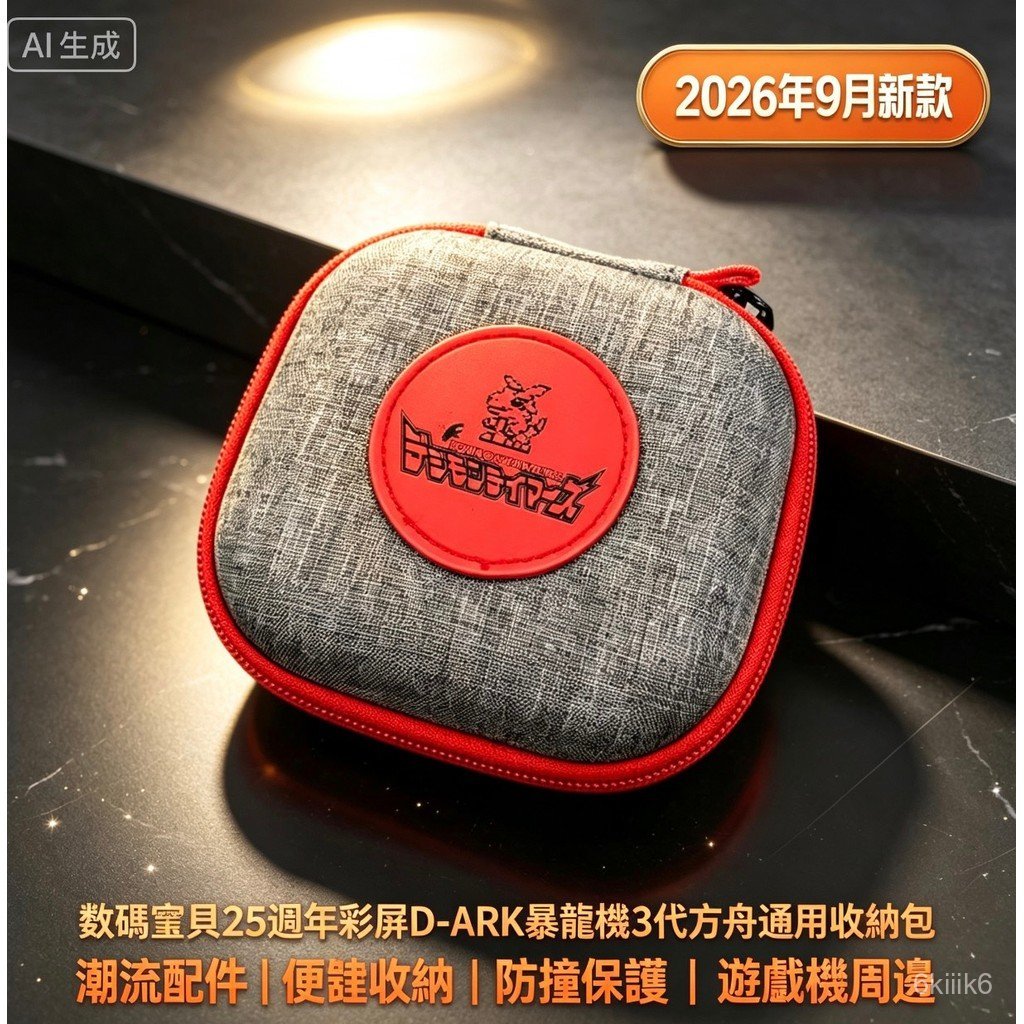 แนวโน้มอะนิเมะพัดลมของขวัญ 2026 ใหม่ Digimon 25th Anniversary หน้าจอสี D-ARK Digivice 3rd Gen Ark Un