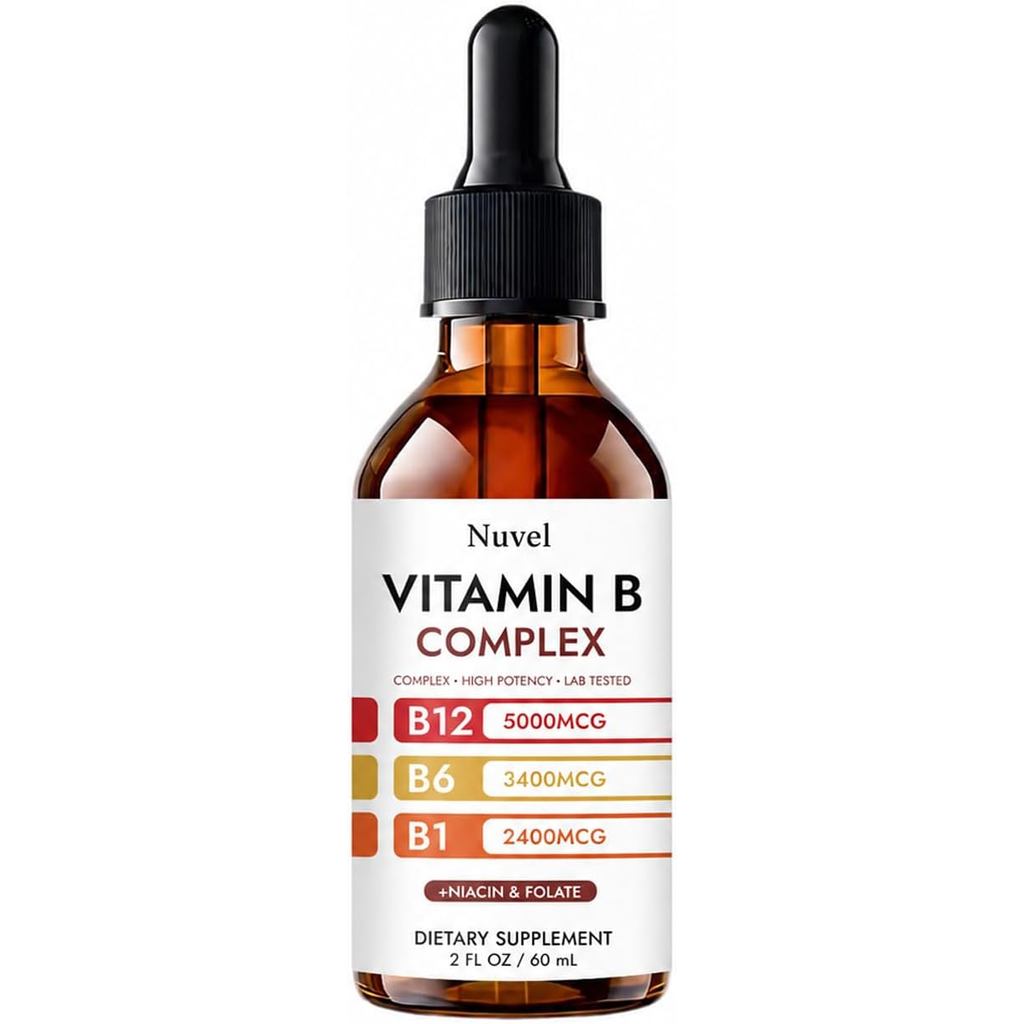 Nuvel Vitamin B Complex บรรจุ B12, B1, B6, Vitamin B Liquid SEJ7