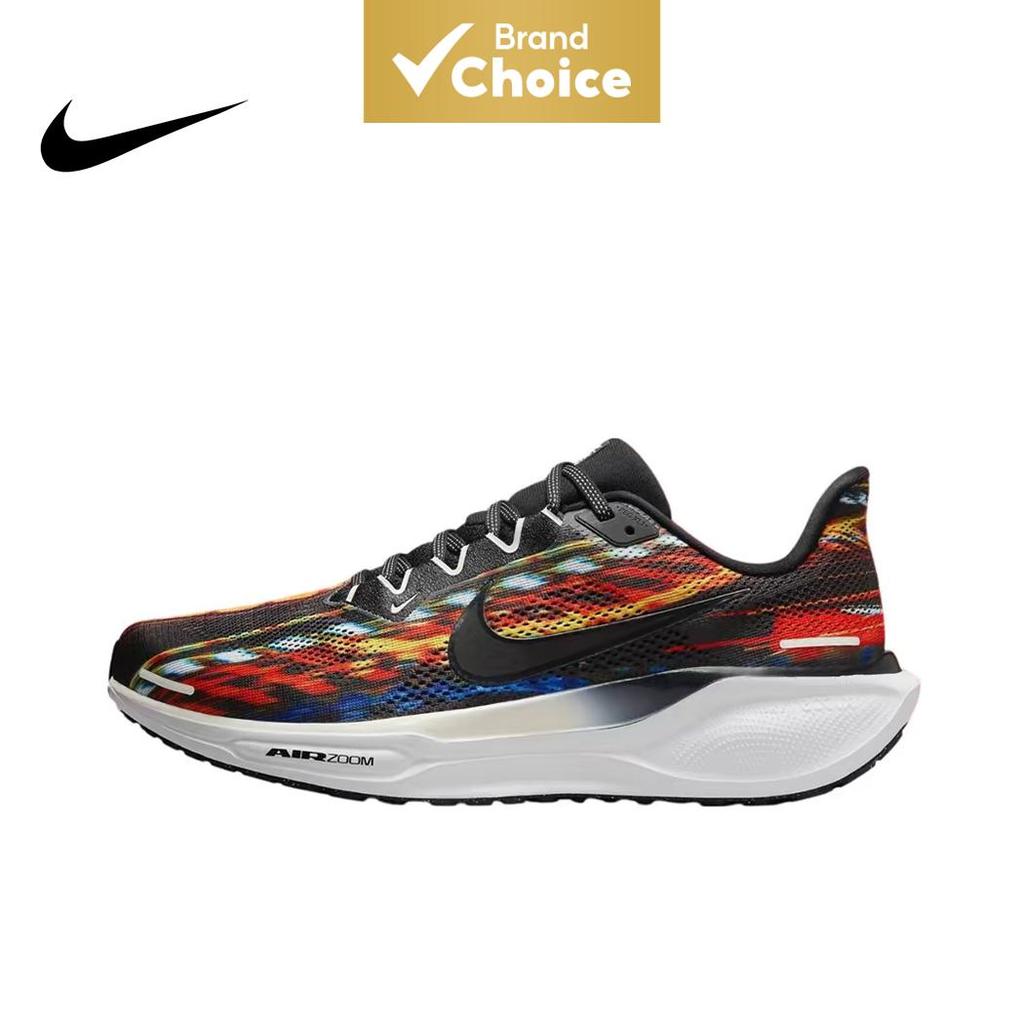 รองเท้าวิ่งผู้ชาย Nike Pegasus 41 สีดําสีแดงกันกระแทกแบบนุ่มกันลื่นทนทาน Ib8171-999