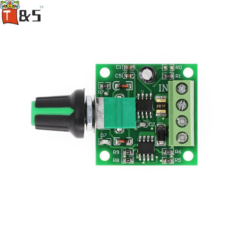 T&S 1.8V 3V 5V 6V 12V 2A PWM Dc Motor Speed Controller Variable Speed Regulator Governor Switch,ฟังก