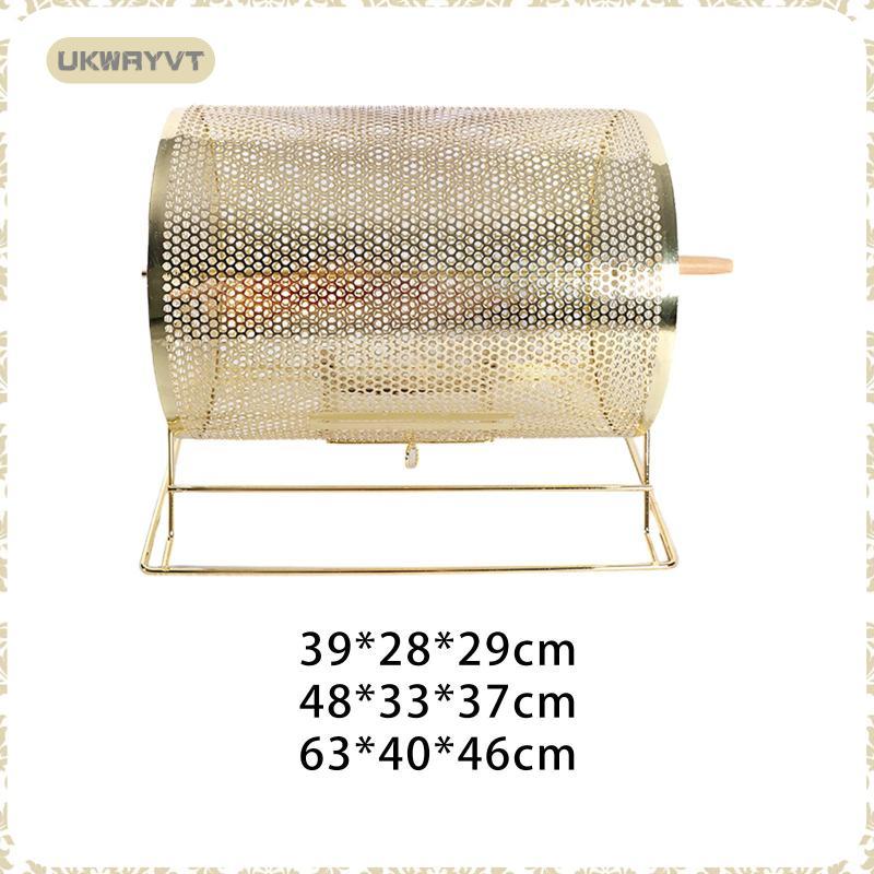 [ukwryvt] Raffle Drum Professional Raffle Drum อุปกรณ์โลหะ Raffle Ticket Drum Ticket ตะกร้าด้ามไม้ล็