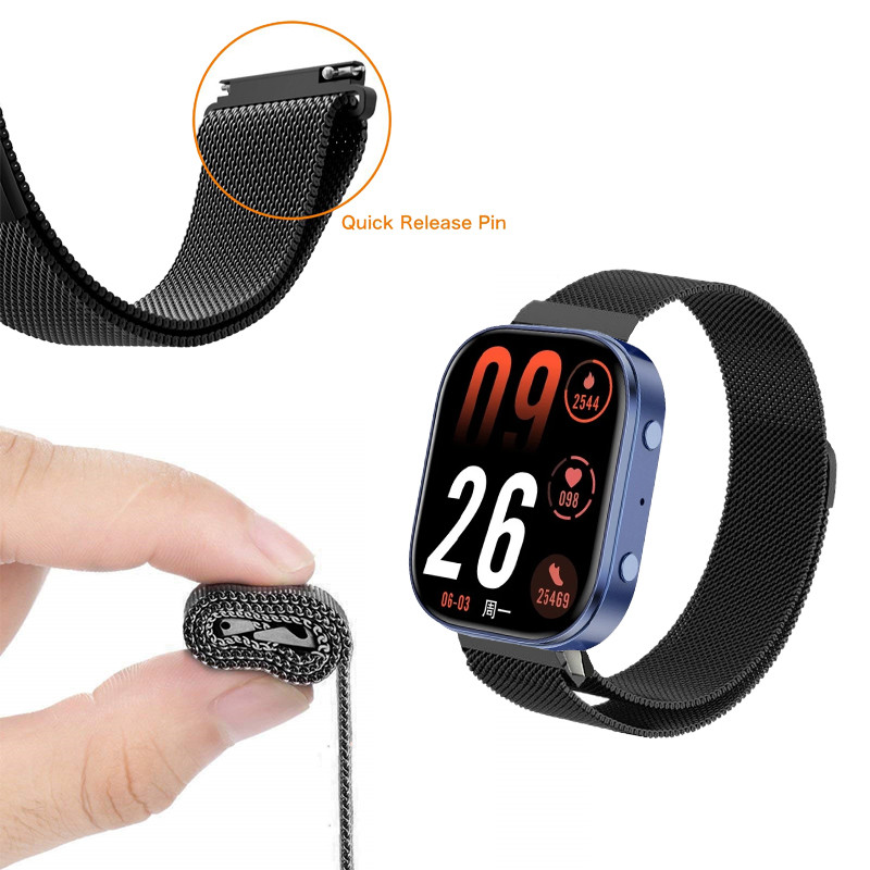 Dengo Active Pro สายรัดข้อมือสายสแตนเลส Dengo Active Pro สมาร์ทวอทช์เปลี่ยนสร้อยข้อมืออุปกรณ์เสริมวง