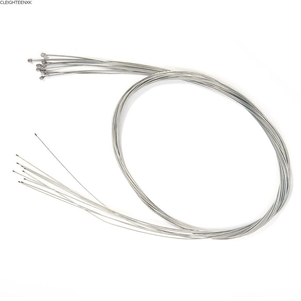 CLEIGHTEEN8H 10 ชิ้น Road Bike Gear Wires, 2 เมตรยาว Shifter Cables ครอบคลุมชุดสาย Shifter สําหรับจั