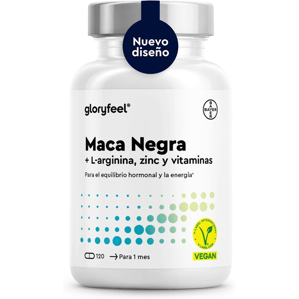 Black Maca 27000mg (20: 1)+L-Arginine, Vitamin C, B6 และ Zinc-Enhance Energy and Vitality-High Dose 