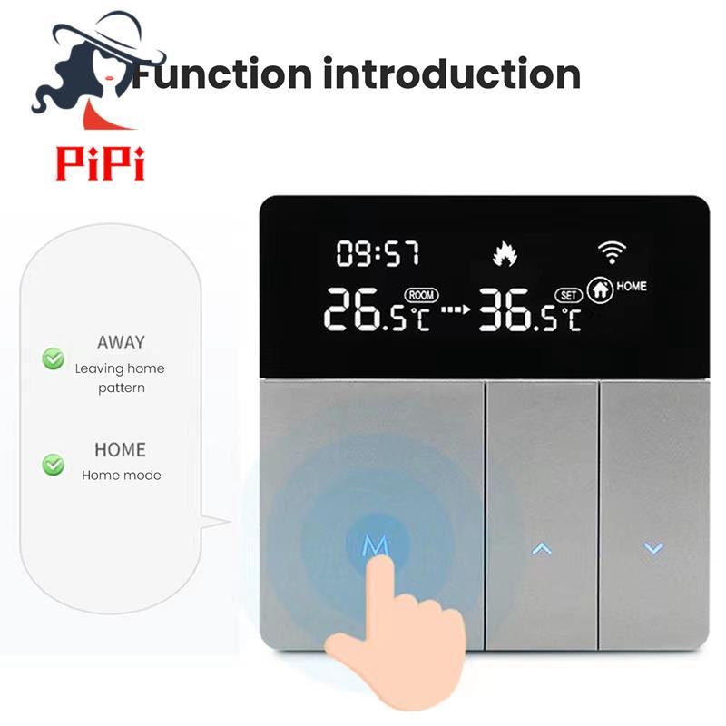 READY STOCKAVATTO Tuya WiFi WiFi Thermostat Temperature Controller 100-240 V รีโมทคอนโทรลไฟฟ้า, Home
