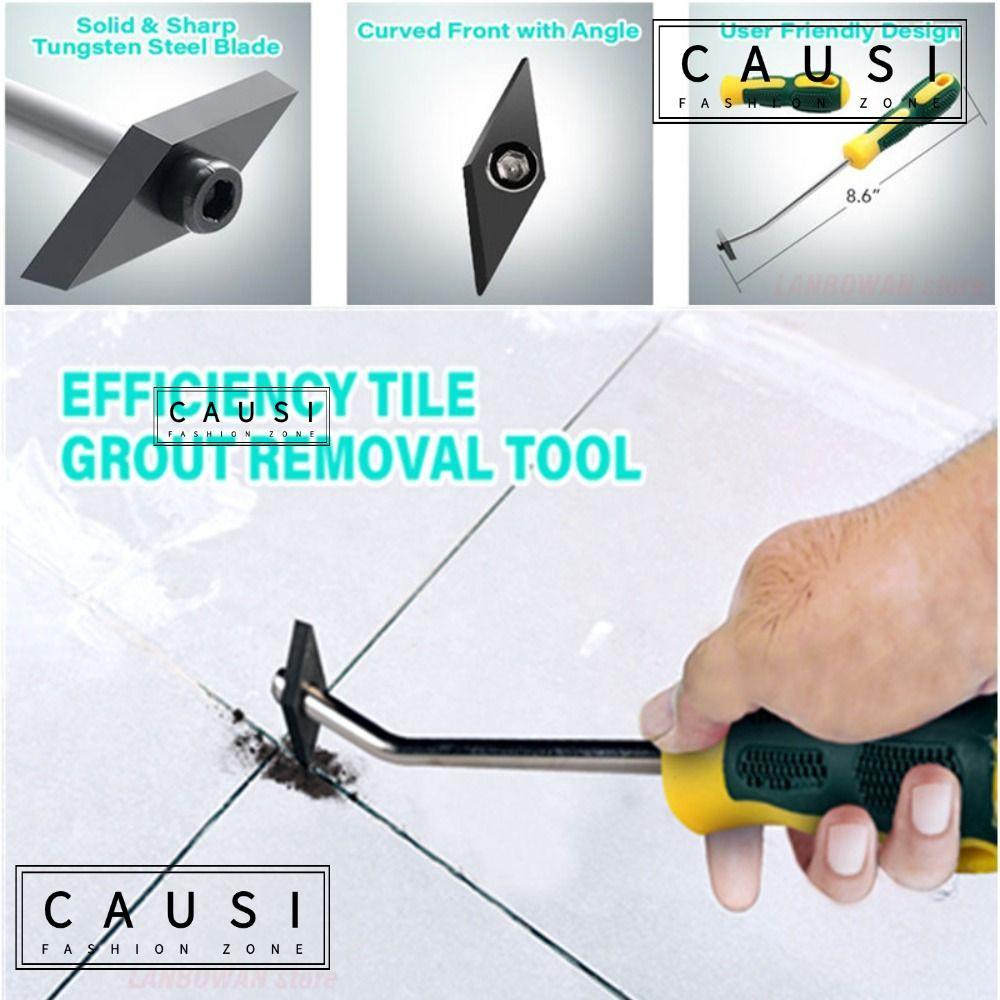 CAUSI Tiles Gap Cleaner, ทังสเตนเหล็กกระเบื้องเพชร, เครื่องมือก่อสร้างคุณภาพสูงเครื่องมือทําความสะอา