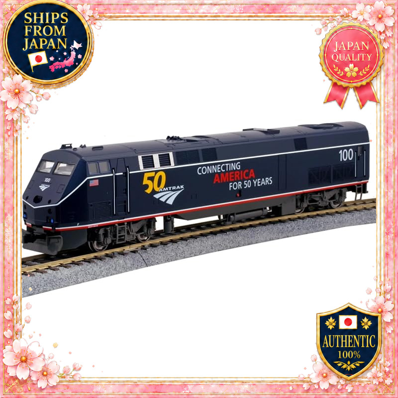 Kato USA N Scale GE P42 Amtrak Midnight Blue #100 50th Anniv Logo 176-6035