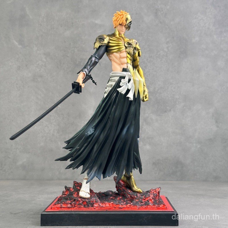Black Gold Death God Hell Ichigo Hell Ichigo Kurosaki Ichigo รูปปั้นฉากชุดเครื่องประดับรูป