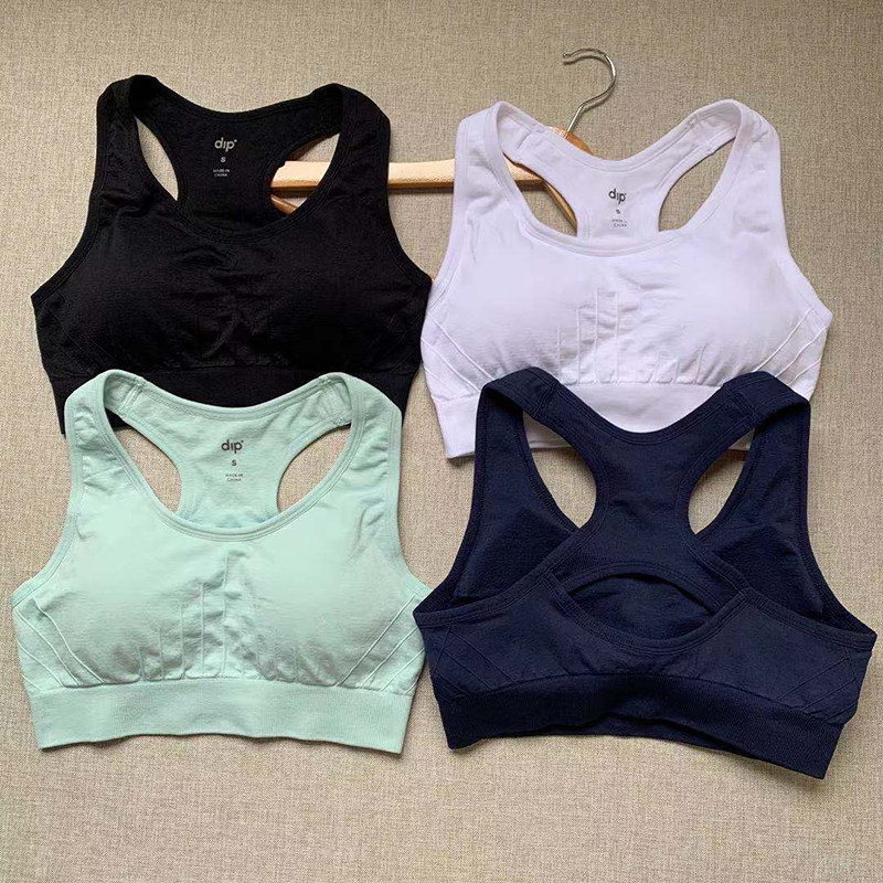 sport bar ผู้หญิง sport bra โยคะเสื้อกั๊กสไตล์ชุดชั้นในไร้สายนักเรียน