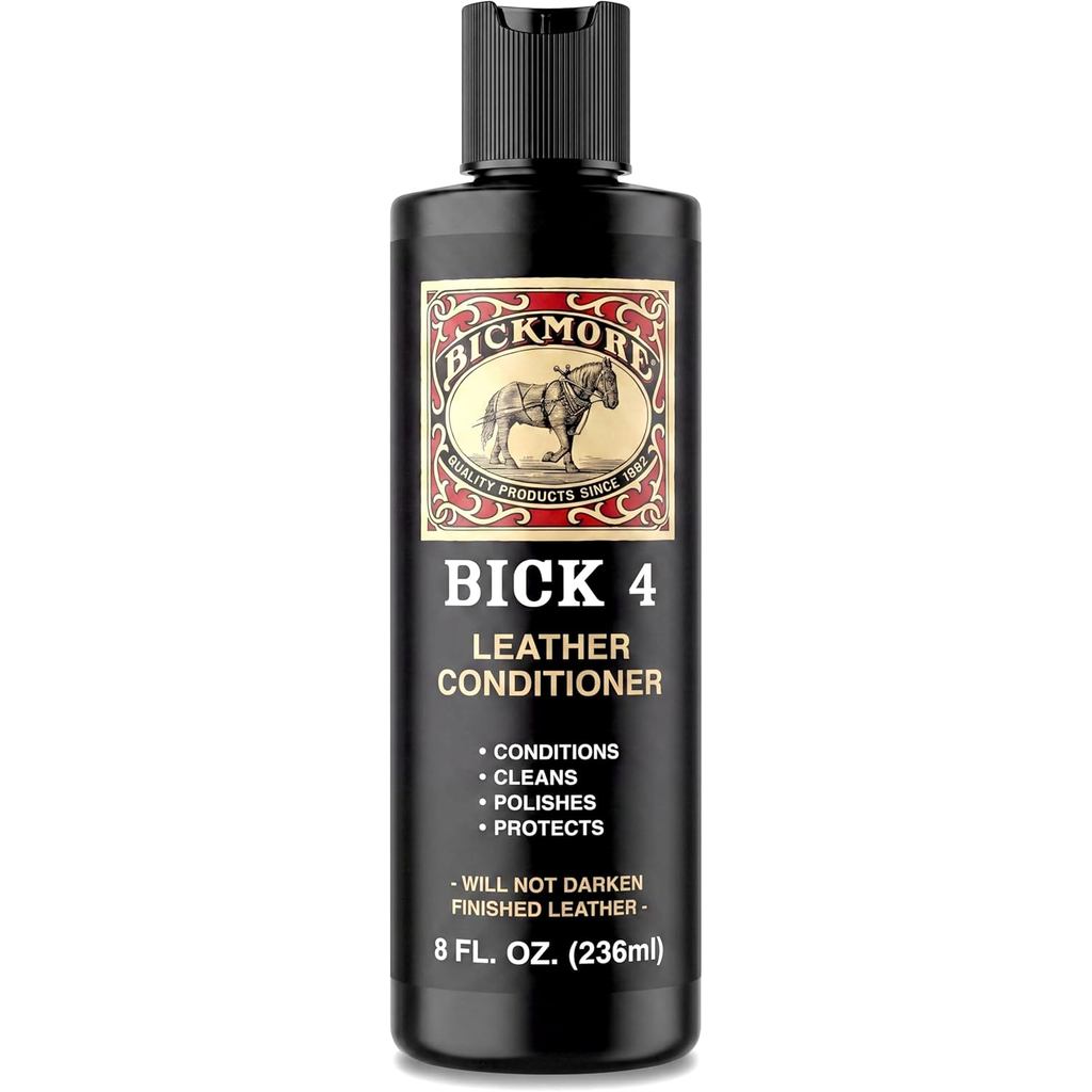 Bick 4 Leather Conditioner & Cleaner, Wont Darken Boots, โซฟา, กระเป๋า 8 oz IW4Q