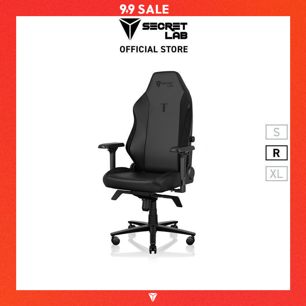 Secretlab TITAN Evo Ergonomic Chair— รุ่น เบาะหนัง Hybrid NEO สีดำ (Black) เก้าอี้เพื่อสุขภาพ ปรับสรีระ รองรับหลัง