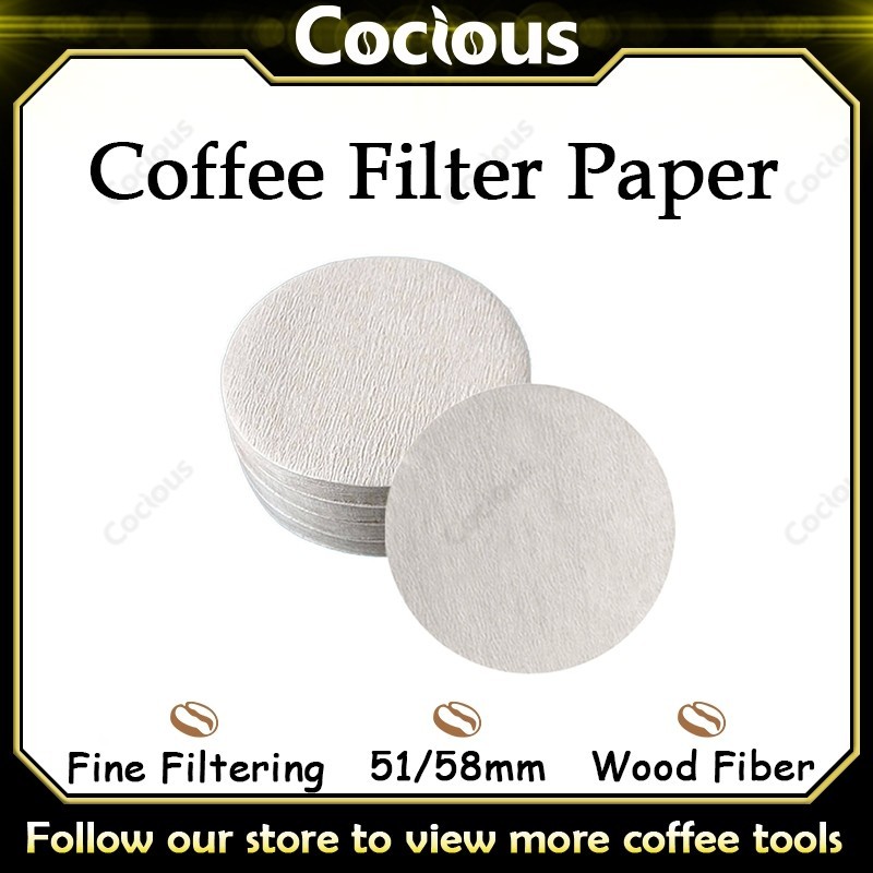 51/53/58mm Coffee Filter Paper Portafilter Basket Round Coffee Maker Paper Filter